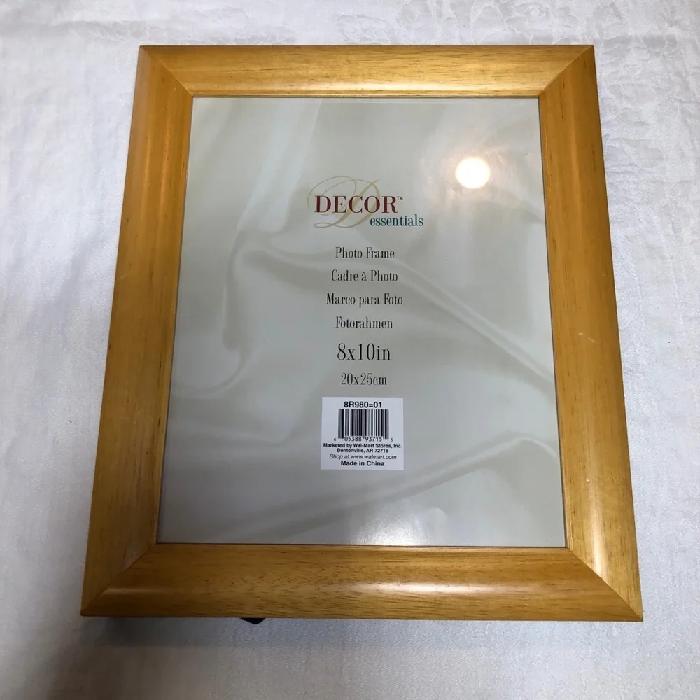 Decor Essentials Pine Wood 8x10 Photo Frame